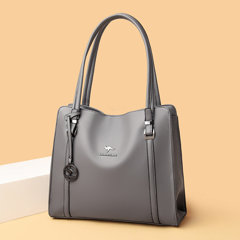 Bolsa de Ombro Feminina de Couro Legítimo
