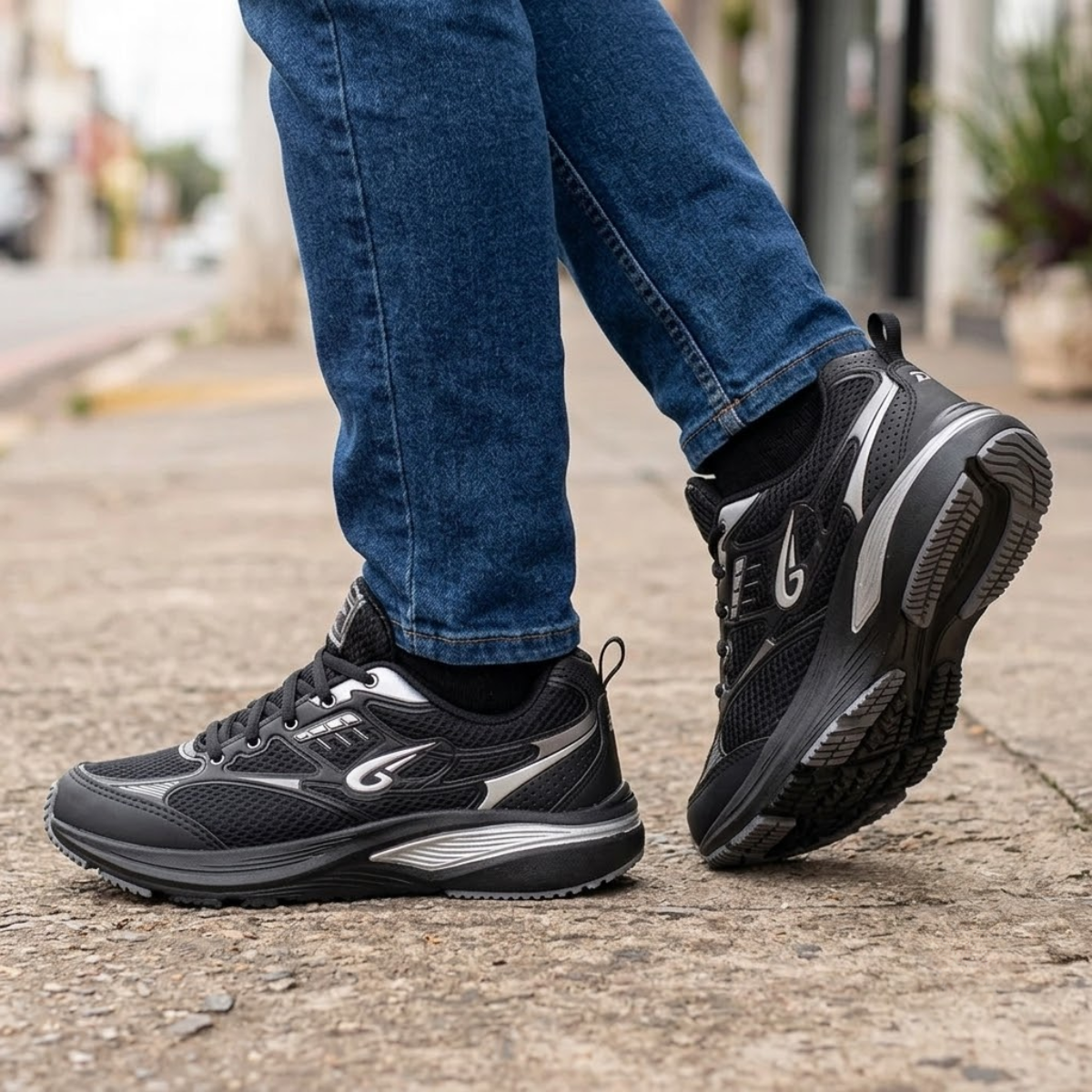 Tênis Ortopédico Masculino Para Caminhada Super Confortável