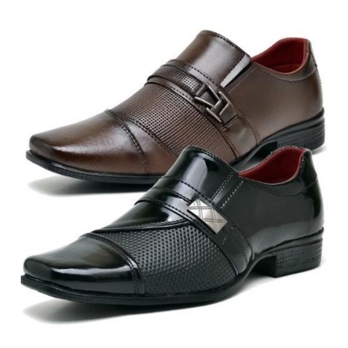 Sapato Social Masculino de Couro - Compre 1, Leve 2