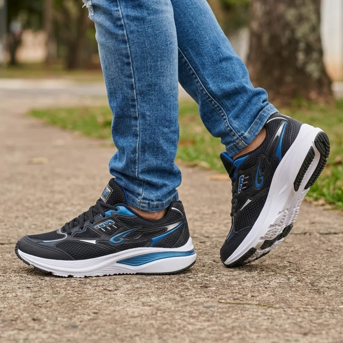 Tênis Ortopédico Masculino Para Caminhada Super Confortável