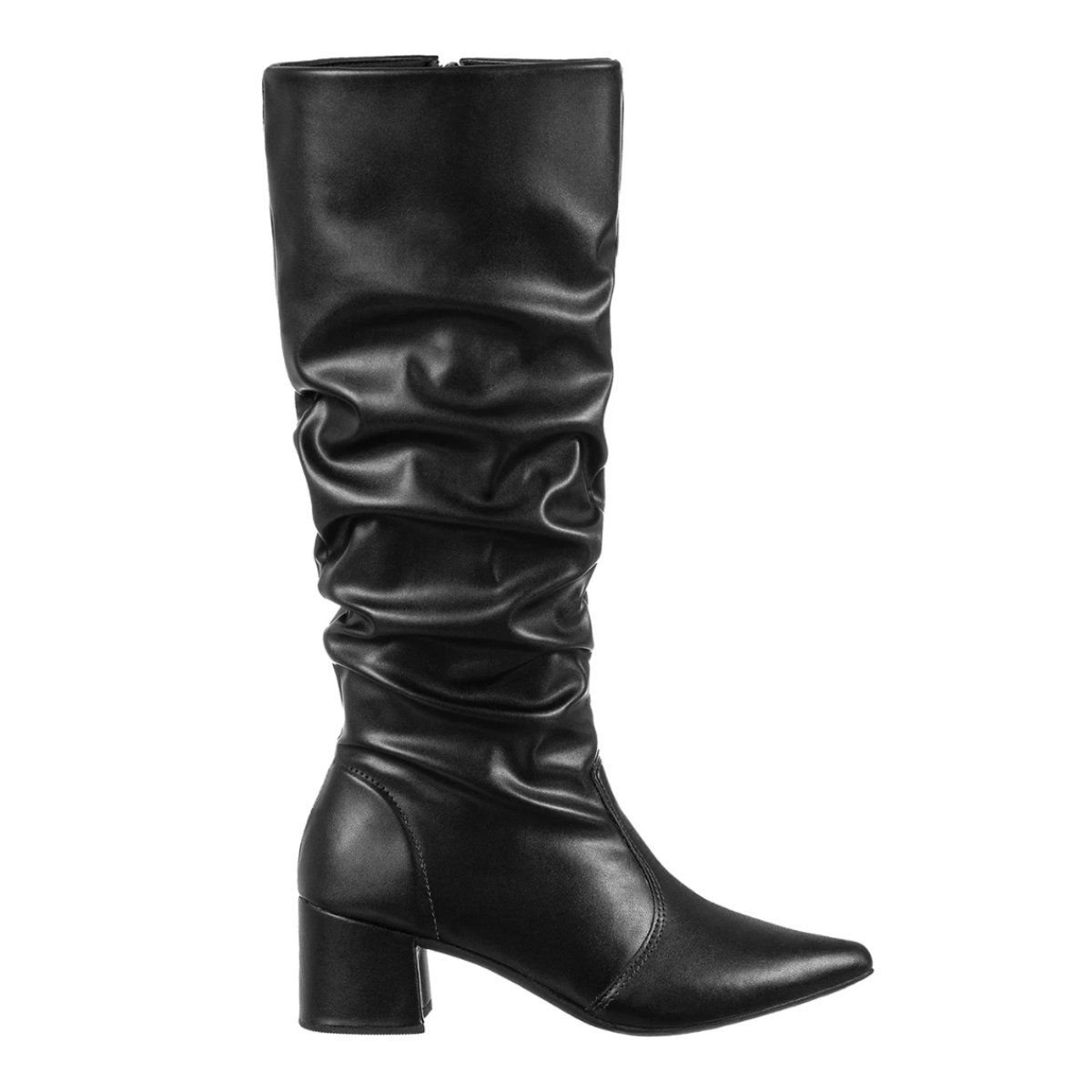 Bota Feminina Cano Longo de Couro Legítimo