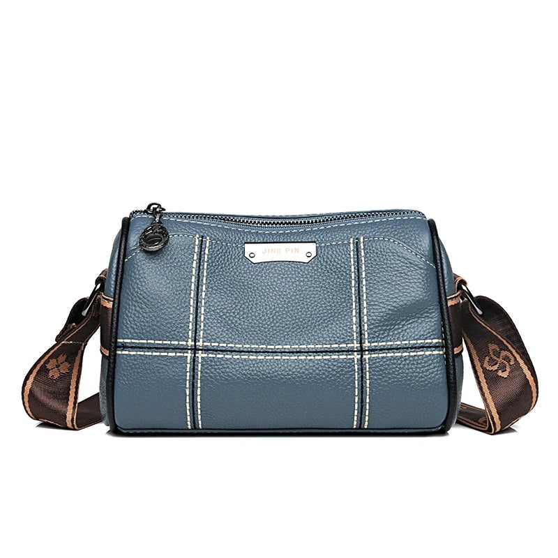 Bolsa Transversal Feminina de Couro