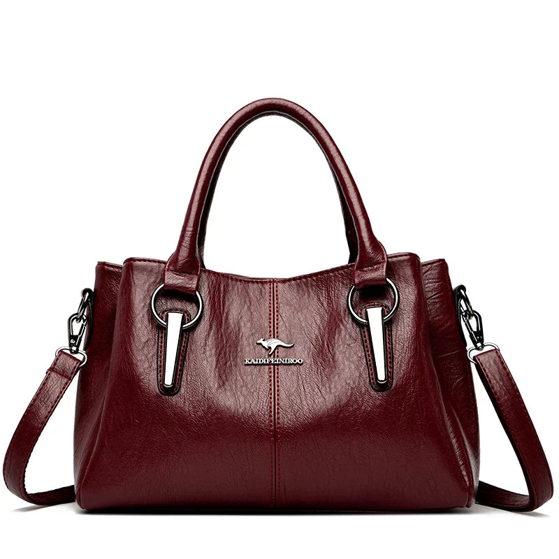 Bolsa de Ombro Feminina de Couro Legítimo