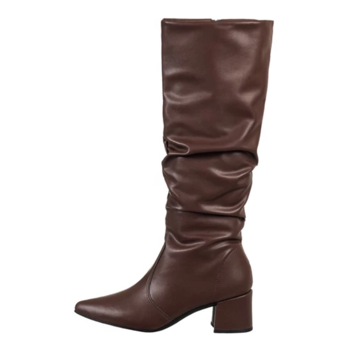 Bota Feminina Cano Longo de Couro Legítimo