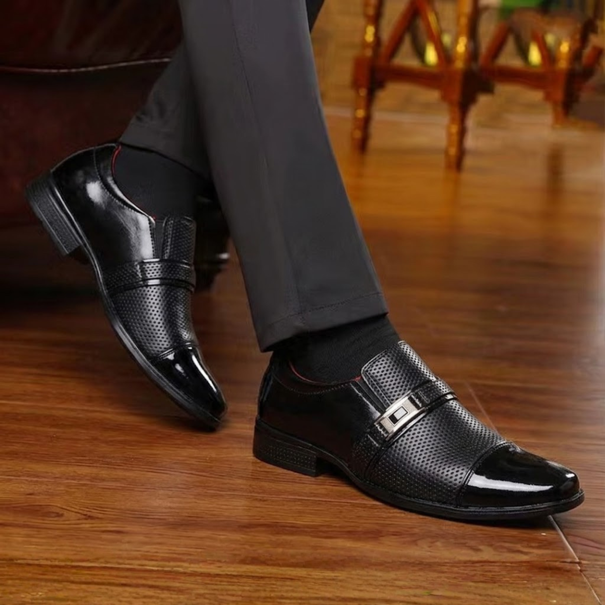 Sapato Social Masculino de Couro - Compre 1, Leve 2