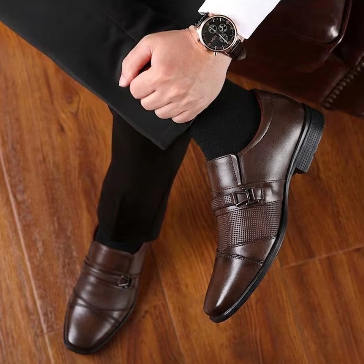 Sapato Social Masculino de Couro - Compre 1, Leve 2