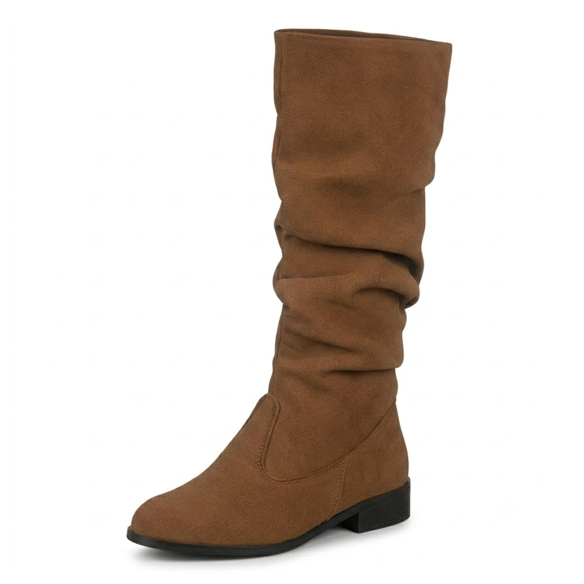 Bota Feminina Cano Médio de Camurça