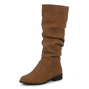 Bota Feminina Cano Médio de Camurça
