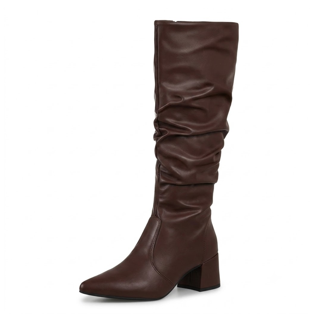 Bota Feminina Cano Longo de Couro Legítimo