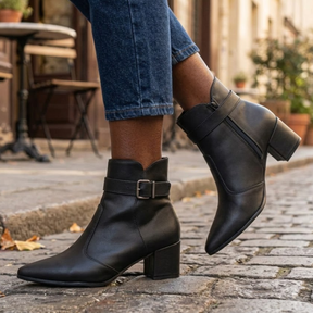 Bota Feminina de Couro Legítimo