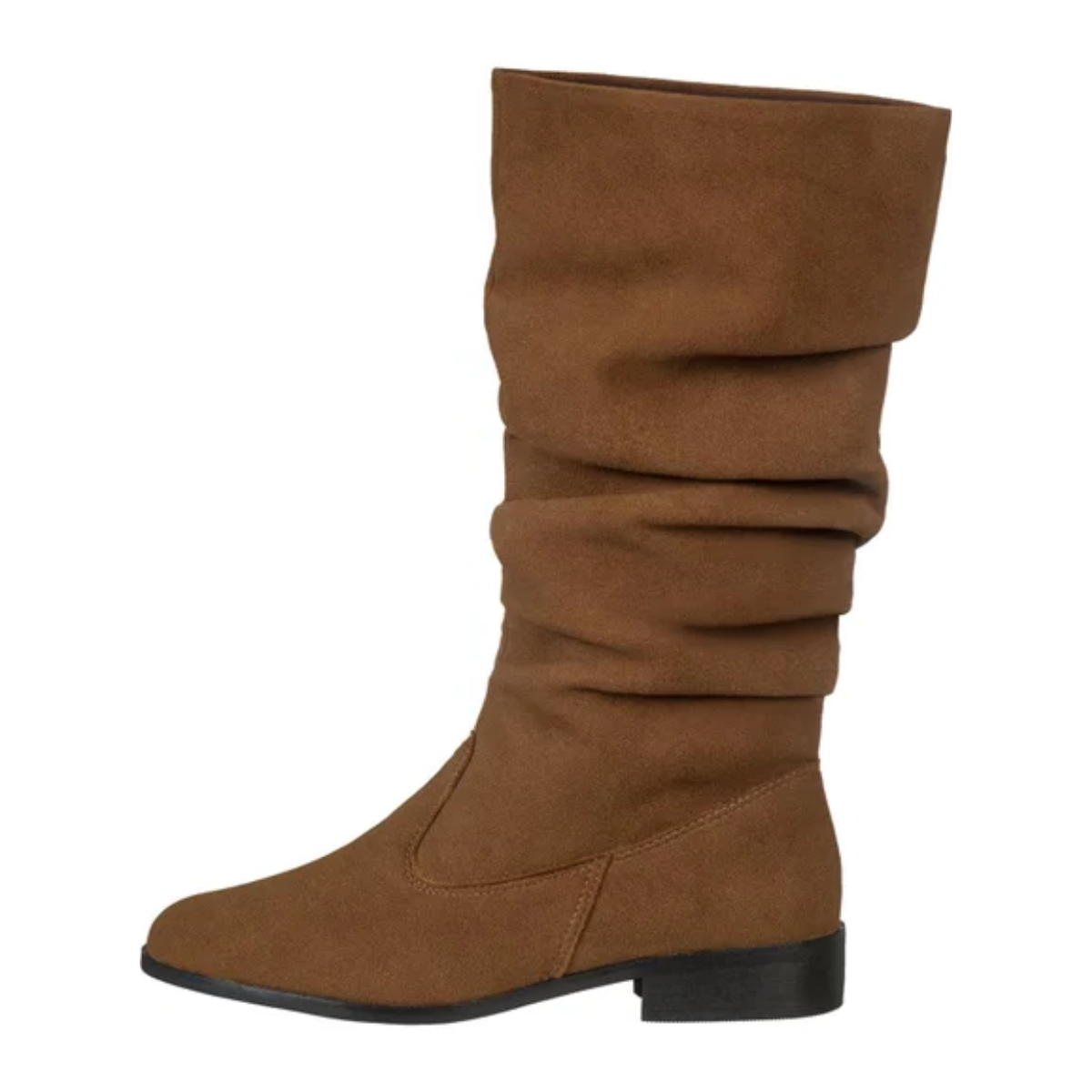 Bota Feminina Cano Médio de Camurça