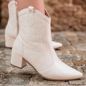 Bota Texana Feminina de Couro