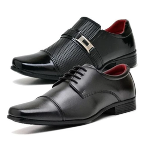 Sapato Social Masculino de Couro - Compre 1, Leve 2