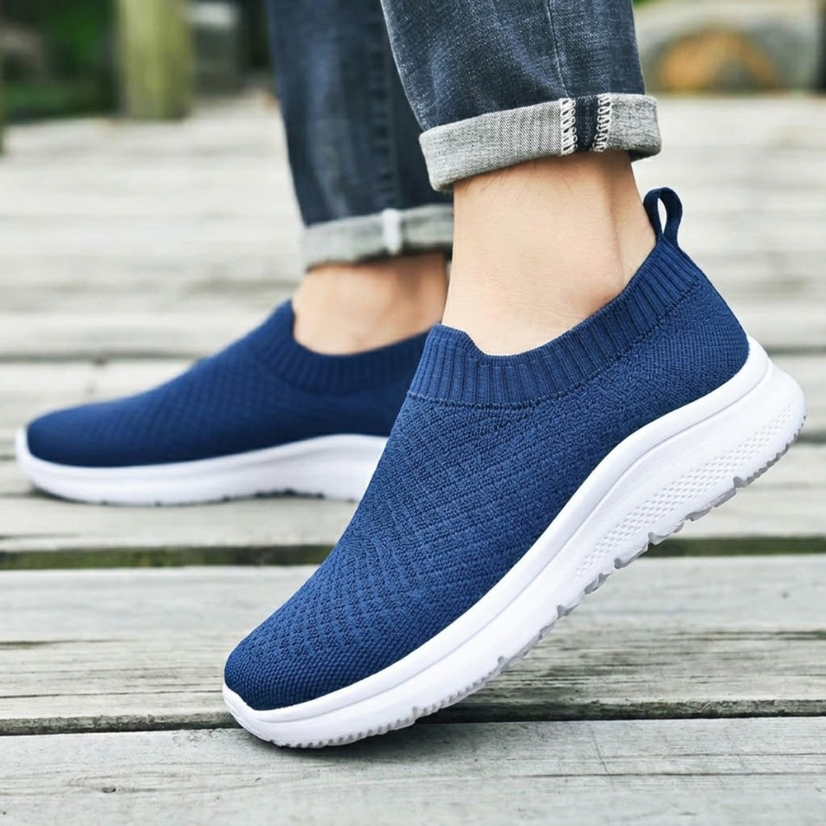 Kit 2 Tênis Ortopédico Masculino Slip On Confortável