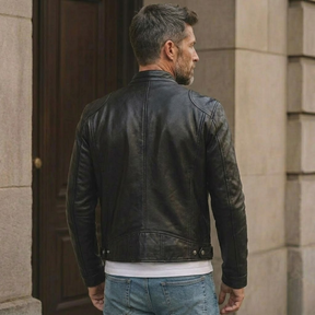 Jaqueta Masculina de Couro