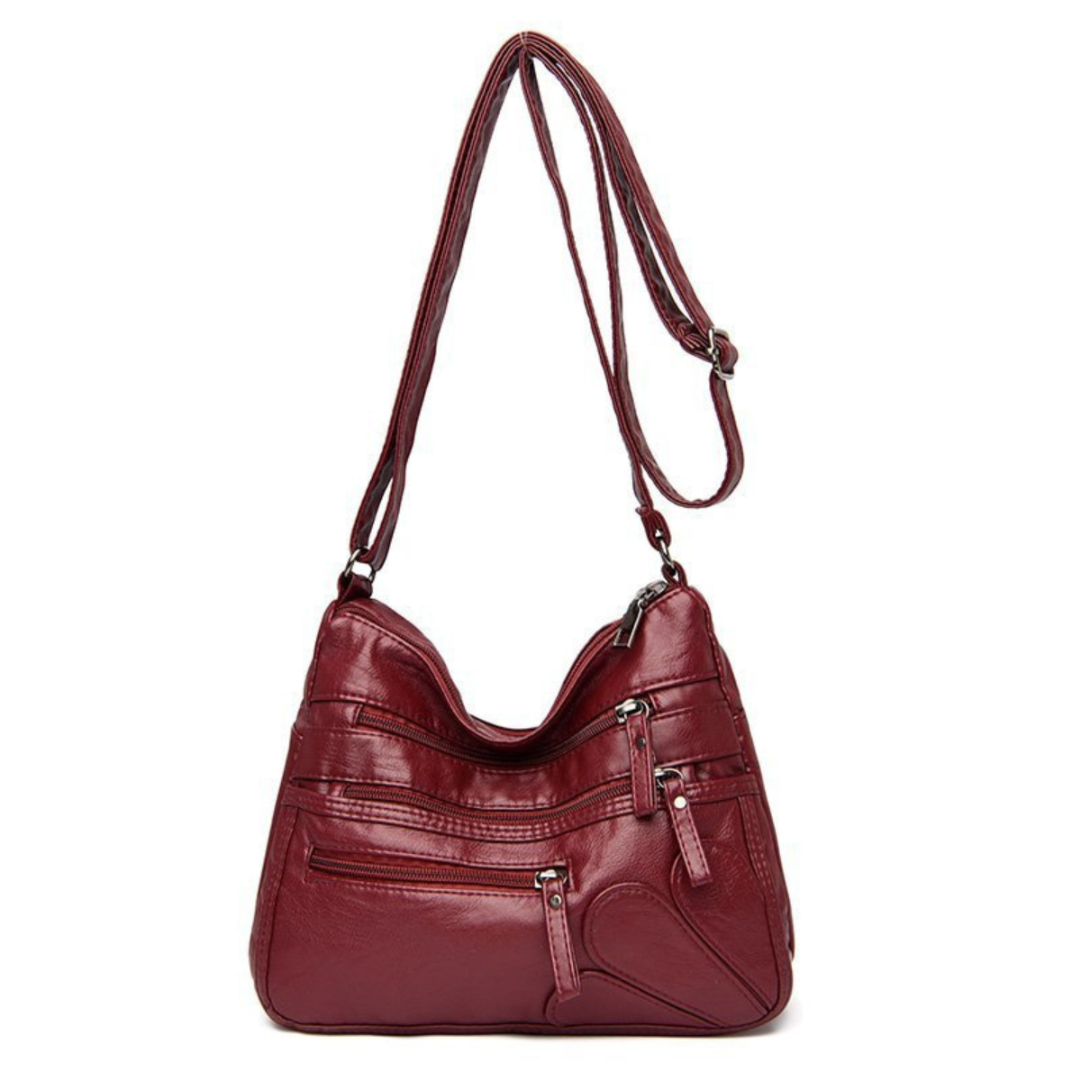 Bolsa de Couro Feminina Transversal Selene