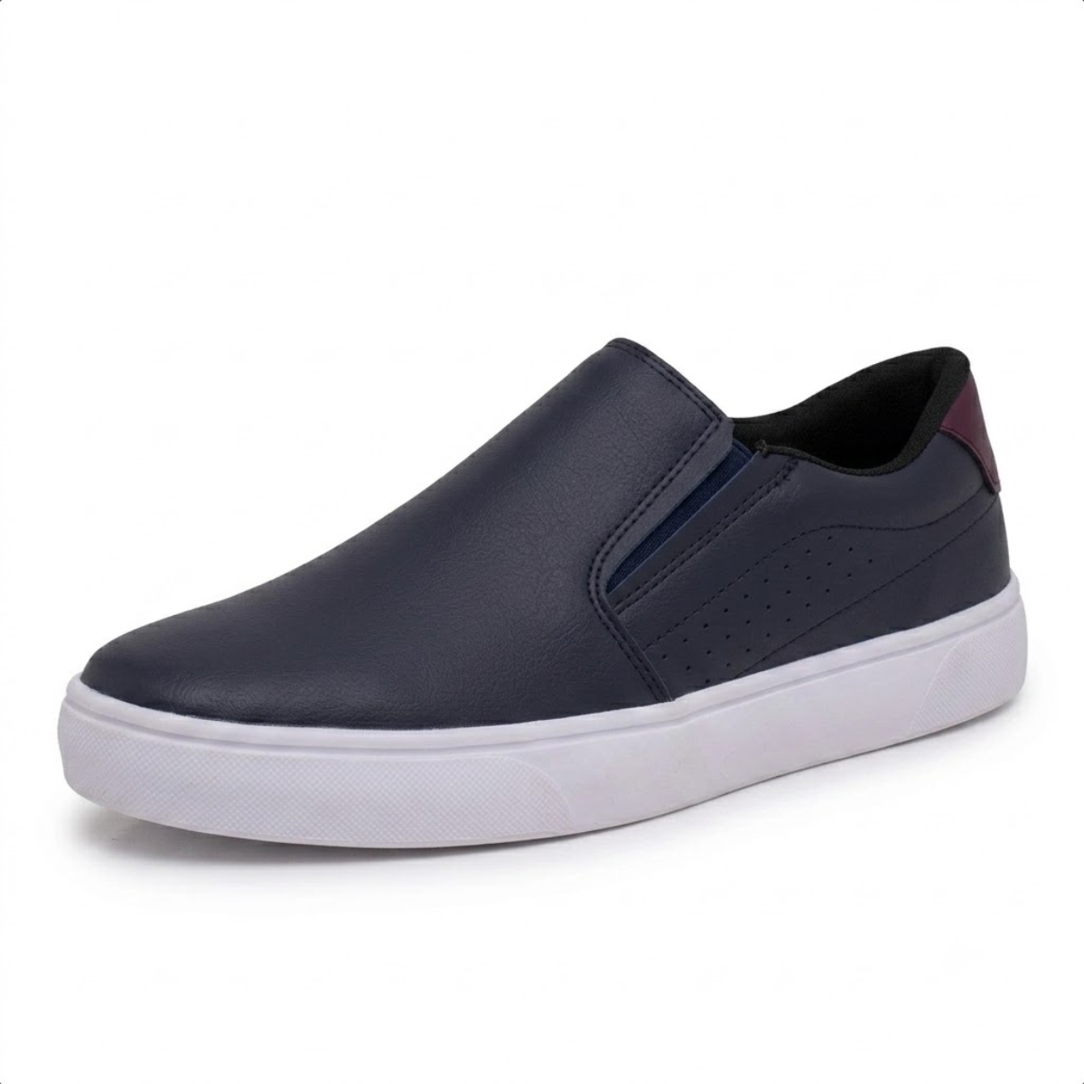 Sapatênis Masculino Slip On de Couro