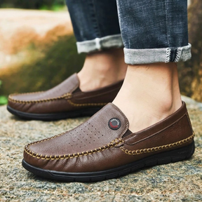 Kit 2 Tênis Masculino Slip On Confortável De Couro