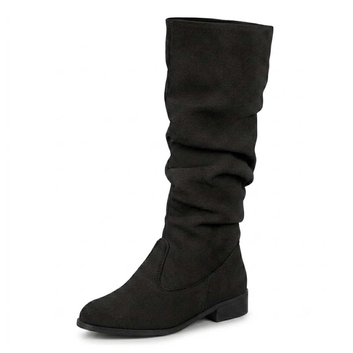Bota Feminina Cano Médio de Camurça