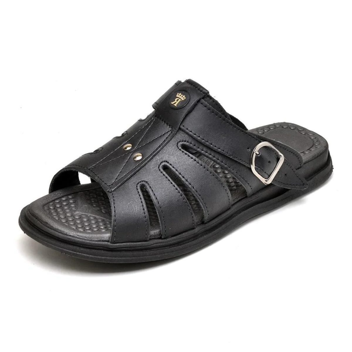 Sandália Masculina de Couro Confortável