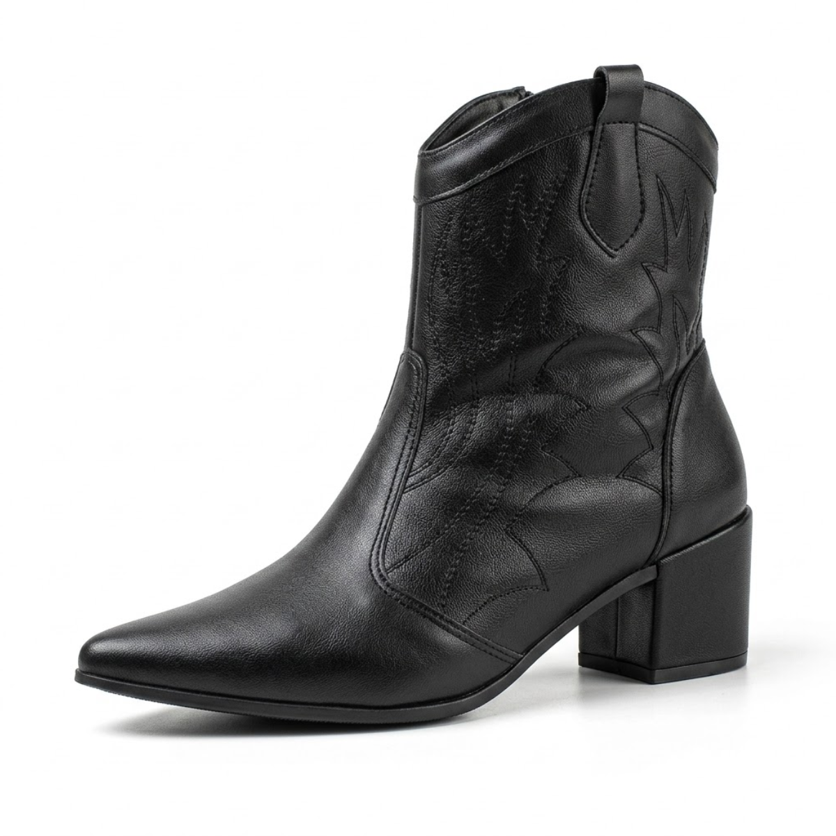 Bota Texana Feminina de Couro