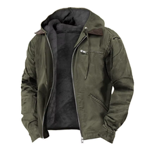 Jaqueta Masculina Forrada com Capuz