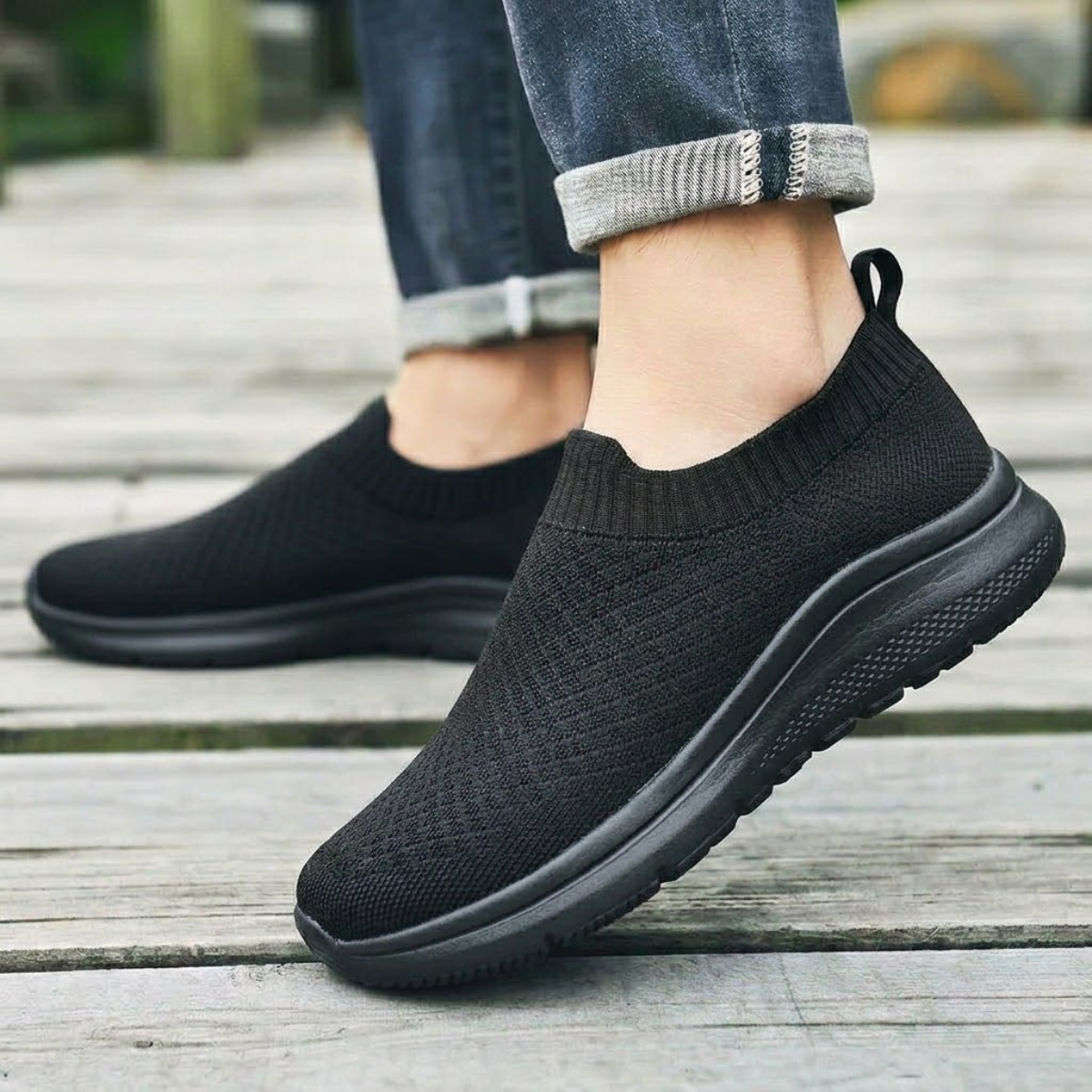 Kit 2 Tênis Ortopédico Masculino Slip On Confortável
