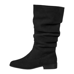 Bota Feminina Cano Médio de Camurça