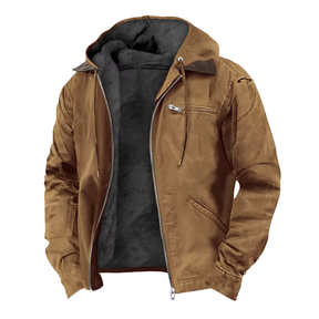 Jaqueta Masculina Forrada com Capuz