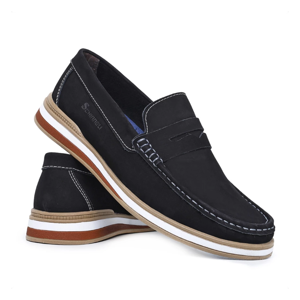 Tênis Masculino Slip On Para Caminhada Confortável