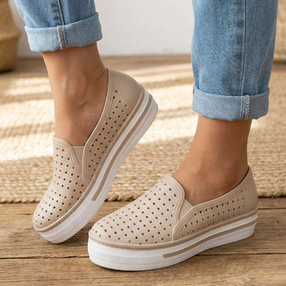 Tênis Slip On Feminino Ultra Confortável