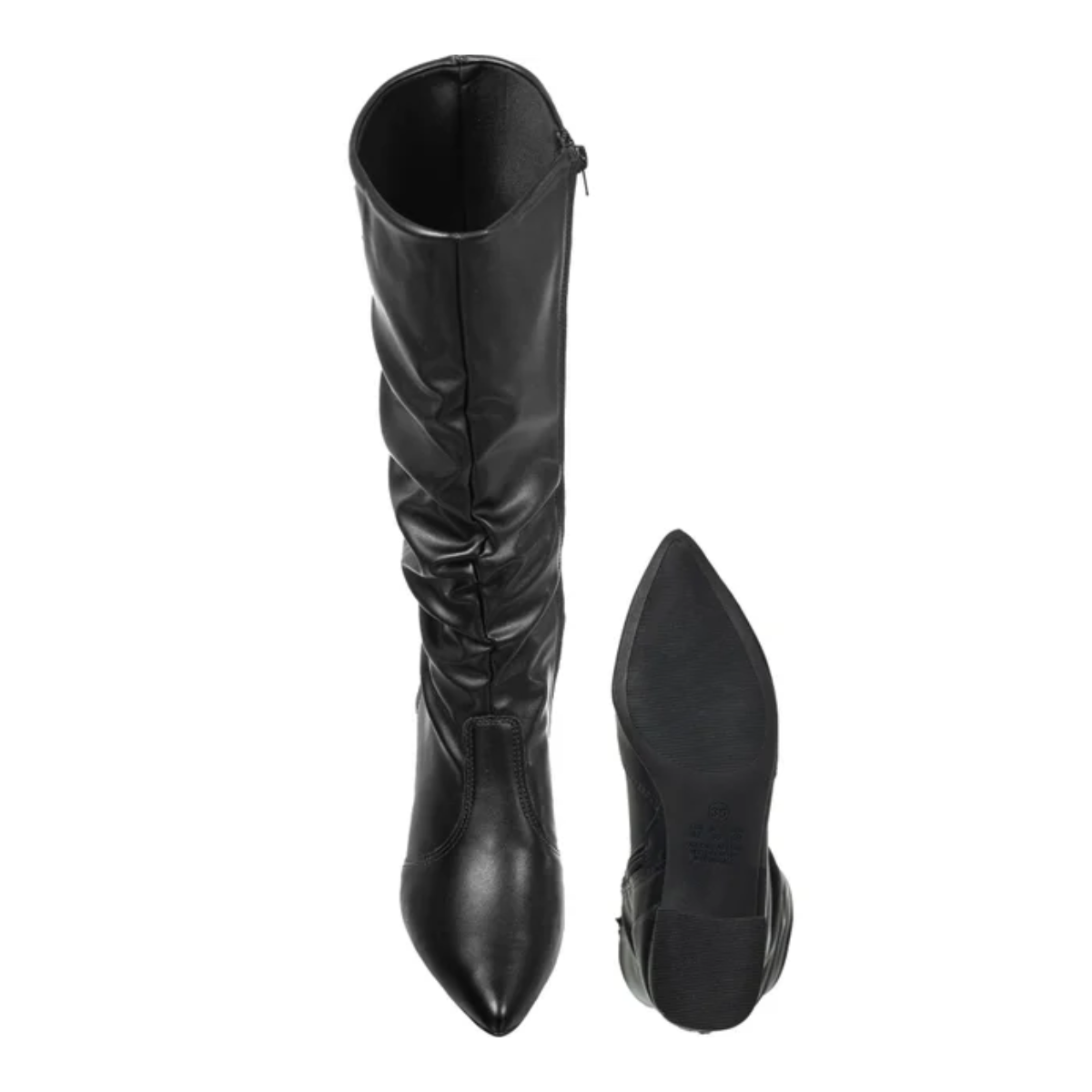Bota Feminina Cano Longo de Couro Legítimo