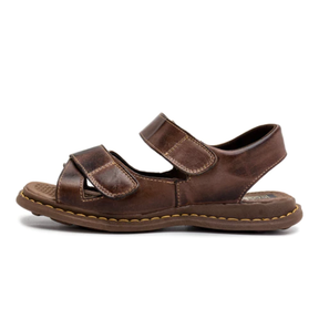 Sandália Masculina de Couro Confortável