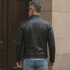 Jaqueta de Couro Legítimo Masculina