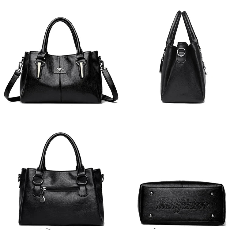 Bolsa de Ombro Feminina de Couro Legítimo