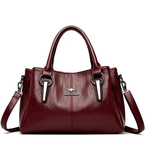 Bolsa de Ombro Feminina de Couro Legítimo