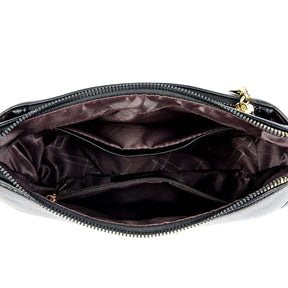 Bolsa de Couro Feminina Tranversal