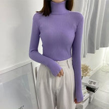 Blusa De Frio Feminina Cacharrel Lilás / Tamanho Único 262