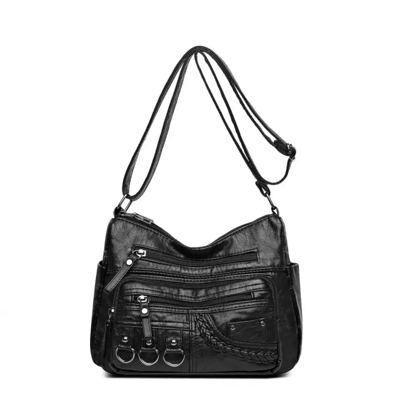 Bolsa De Couro Feminina Transversal