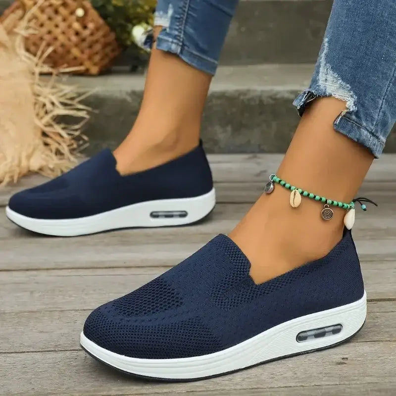 Tênis Ortopédico Feminino Para Caminhada Ultra Conforto Marrom / 34 558
